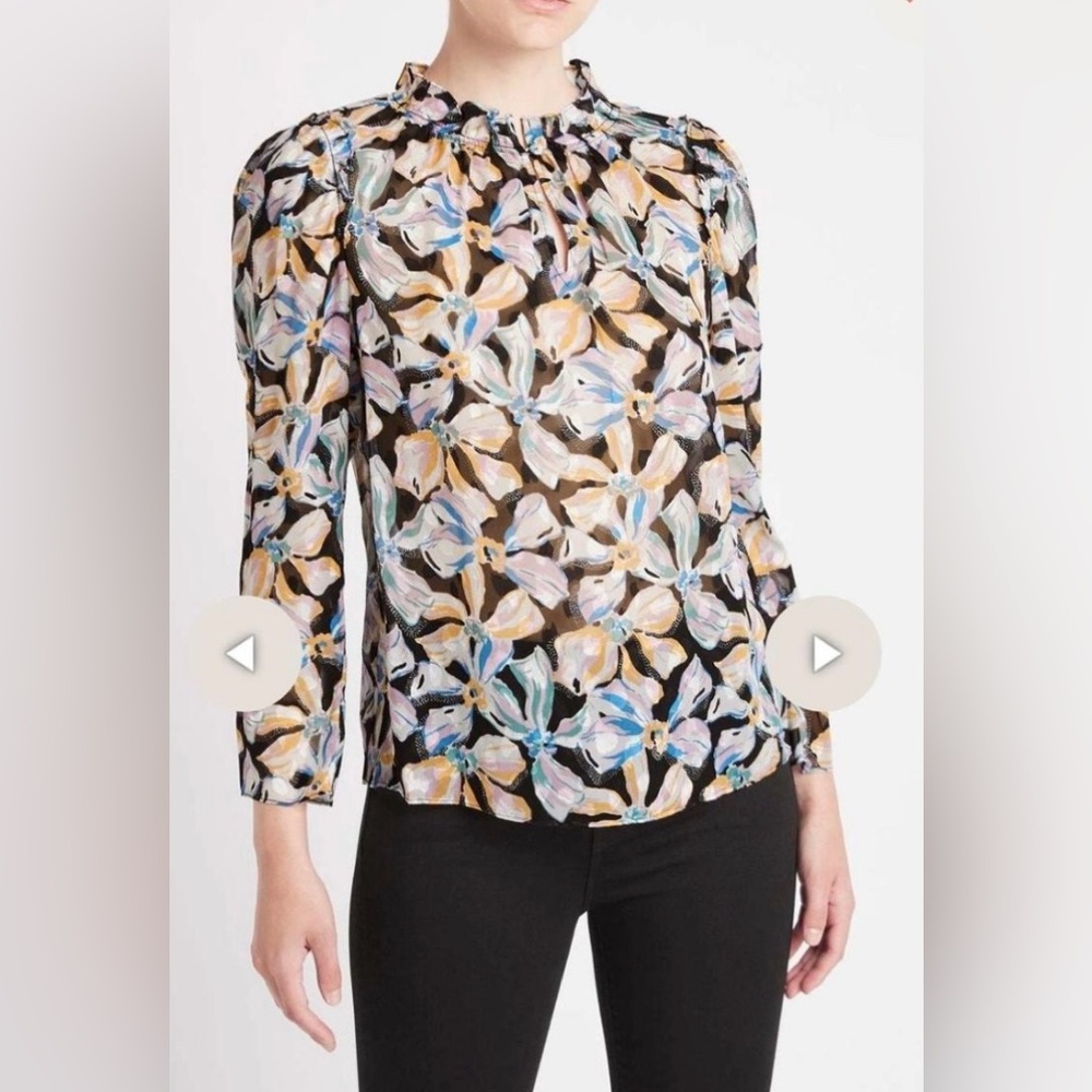 Rebecca Taylor beautiful Floral Women's floral blouse  - Multicolor medium